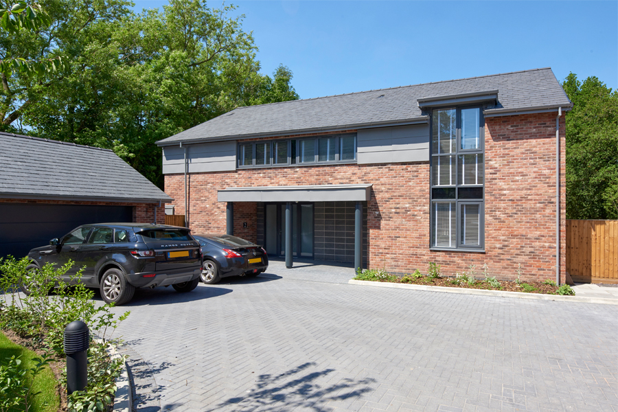 new build redbrick house, thelwall,