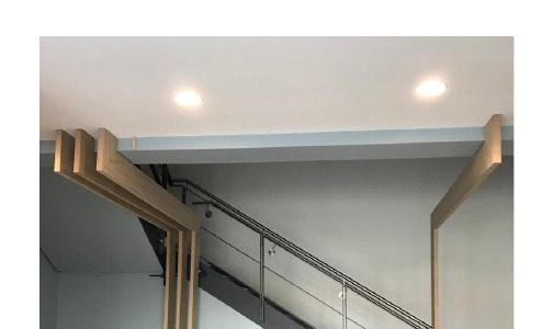 office reception refurbishment stair