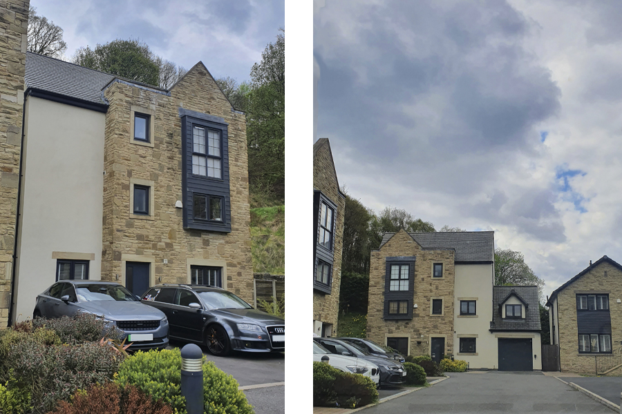 Ripponden Vale stone face 4 bedroom houses in Yorkshire by Redwaters developments and cb3design