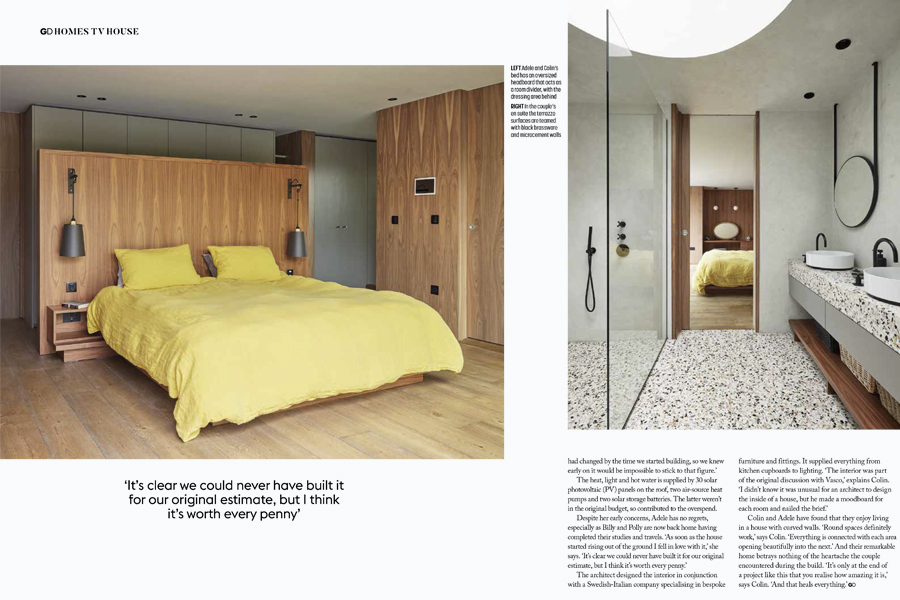 Grnad designs magazine master bedroom and quartz bathroom
